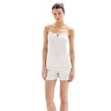 Blackspade Kadın Pijama Takımı, Şortlu, Ekru, XL Beden