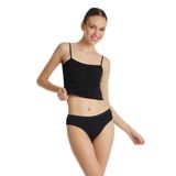 Blackspade Kadın Siyah Slip Külotu, Aura Satin, L Beden