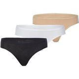 Blackspade Kadın Slip Külot 3'lü Paket Essential 1575 - Renkli