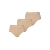 Blackspade Kadın Slip Külot, 3'lü Paket, Ten, M Beden
