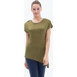 Blackspade Kadın T-Shirt Yuvarlak Yaka 6722 - Yeşil