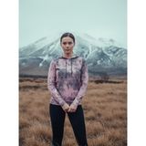 Blackspade Kadın Termal Kapşonlu Sweatshirt 2. Seviye 6194 - Pembe Baskılı