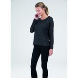 Blackspade Kadın Tişört 50101 Antramelanj L Beden %68 Polyester %28 Viskoz %4 Elastan Rahat Kullanım - Antrasit