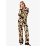 Blackspade Kadın Uzun Kol Pijama Takımı, Baskılı, XL Beden