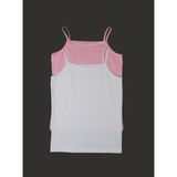 Blackspade Kız Çocuk Atlet 2'li Paket 1296 - Pembe Beyaz - 3 Yaş - Beyaz - Mavi