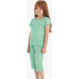 Blackspade Kız Çocuk Pijama Takımı 60567 - Yeşil - 7 - 8 Yaş