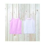 Blackspade Kız Çocuk2 Li Pembe-Beyaz ATLET-1296 - 3 - 4 Yaş - Beyaz - Pembe