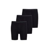 Blackspade Pamuklu Terder Cotton Üçlü Paket Uzun Boxer, S, 883147, Siyah, erkek