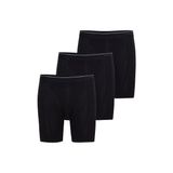 Blackspade Pamuklu Üçlü Paket Uzun Erkek Boxer 9683 - 2XL - Siyah
