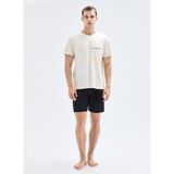 Blackspade Pijama Takımı, S, 40872, Krem, erkek