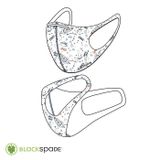 Blackspade S1 Roket Desen Çocuk Koruyucu Maske
