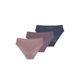 Blackspade Slip Külot 3'lü Paket Essential 1575 - Mor Pembe Denim, L, 5003074237, Çok Renkli, kadın