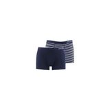 Blackspade Stripes Erkek Boxer 2Li Paket - Lacivert