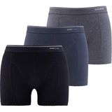 Blackspade Tender Cotton Erkek Termal İç Giyim 3'lü Asorti Boxer M Siyah Antrasit Pamuklu Kumaş 9673 - 954 - Siyah - Antrasit