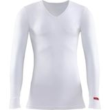 Blackspade Unisex V Yaka Beyaz Uzun Kol Thermal 1257 Termal Özellikli Erkek Üst