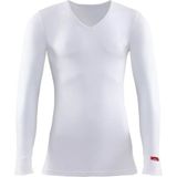 Blackspade Unisex V Yaka Beyaz Uzun Kol Thermal 1257 Yüksek Termal İzolasyonlu Pamuklu Kumaş