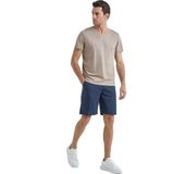 Blackspade V Yaka Düz Açık Kahve Erkek T-Shirt 40508 - Kahverengi