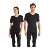 Blackspade V Yaka Kısa Kol Siyah Unisex Termal İçlik C3T6N2O1