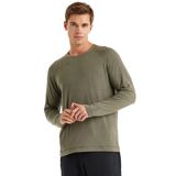 Blackspade Yuvarlak Yaka Çizgili Haki Erkek T-Shirt 40595