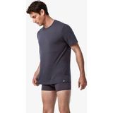 Blackspade Yuvarlak Yaka Düz Antrasit Erkek T-Shirt 9306 - XL