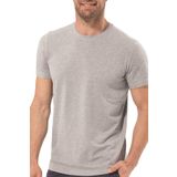 Blackspade Yuvarlak Yaka Düz Füme Melanj T-Shirt, S, 5000424873, Füme Melanj, Erkek