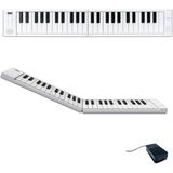 Blackstar Carry-on Folding Piano 49 Touch Tuşlu Taşınabilir & Katlanabilir Klavye (Beyaz)