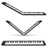 Blackstar Folding 49 Tuşlu Taşınabilir Ve Katlanabilir Midi Klavye (Siyah)