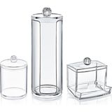 Blackstone 3'lü Disk Makyaj Organizer Set Krc - 011 - Şeffaf