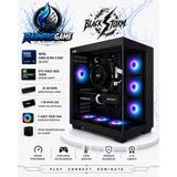 Blackstorm İntel Core Ultra 5-225F 32 Gb Ddr5 1 Tb Nvme Ssd Rtx5060 8Gb 145W Windows 11 Pro 7 Rgb Fanlı Siyah Akvaryum Kasa Oyuncu Bilgisayarı Blac