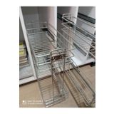 blackwhiskers Yandan Raylı Mutfak Dolap Altı Şişelik(yağdanlık) 20'lik Teleskopik Raylı Frensiz