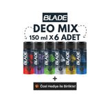 Blade 6'lı Erkek Deodorant Seti 150ml x 6 Adet