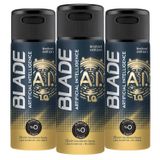 Blade Artificial Intelligence 1.0 Erkek Alüminyumsuz Deodorant 3x150 Ml