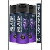 Blade Artificial Intelligence 2.0 Erkek Alüminyumsuz Deodorant 3x150 ml Hızlı Kurur,Leke Bırakmaz