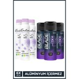 Blade Artificial Intelligence 2.0 Erkek Deodorant & Emotion Detox Floral Kadın Deodorant 6x150 Ml