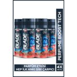 Blade Artificial Intelligence Erkek Deodorant Body Spray 4x150 Ml Hızlı Kurur,Leke Bırakmaz