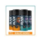 Blade Black Alpha & Night Fire Erkek Deodorant Seyahat Boy 4x90 Ml Tanışma Seti