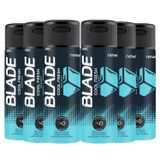 Blade Cool Fresh Erkek Alüminyumsuz Deodorant 6x200 Ml
