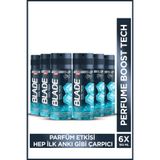 Blade Cool Fresh Erkek Alüminyumsuz Deodorant Body Spray 6x150ml Hızlı Kurur,Leke Bırakmaz