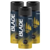 Blade Deep Chill 3x150 ml Sprey Deodorant