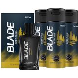 Blade Deep Chill Edt Erkek Parfüm 70 ml & Deodorant 3X150 ml