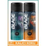 Blade Erkek Deodorant Hero Selection Serisi Tanışma Seti 2x150ml (Black Alpha & Night Fire) Leke Bırakmaz