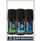 Blade Erkek Roll On Tanışma Seti 3x50 Ml (Marine,Green,Cool) Leke Bırakmaz