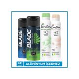 Blade Green Dream + Marine Erkek Sprey Deodorant 2 x 150 ML + Natural Breeze + Natural Bloom Kadın Sprey Deodorant 2 x 150 ML