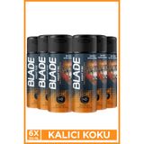 Blade Hero Selection Serisi Night Fire Erkek Alüminyumsuz Deodorant 6x150 Ml Leke Bırakmaz