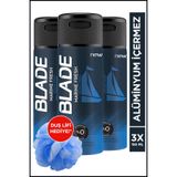 Blade Marine Fresh Erkek Deodorant 3x150 Ml