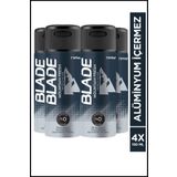 Blade Mountain Fresh Erkek Alüminyumsuz Deodorant 4x150 Ml Hızlı Kurur, Leke Bırakmaz
