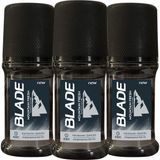 Blade Mountain Fresh Roll On 3 x 50 ml Antiperspirant Deodorant Hızlı Kuruma Özelliği ile