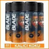 Blade Night Fire Erkek Deodorant 4x150 ml Hızlı Kuruma Özelliği ile Alüminyumsuz Kalıcı Koku
