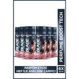 Blade Tropical Chill Erkek Alüminyumsuz Deodorant Body Spray 6x150ml Hızlı Kurur,Leke Bırakmaz