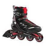 Bladerunner Rollerblade Advantage Pro XT Erkek Yetişkin Fitness Sıralı Paten, Siyah ve Kırmızı, Sıralı Paten, 13